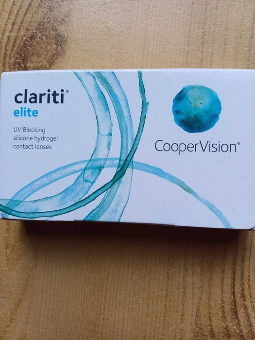 Soczewki Miesięczne  - Clariti Elite, Moc 3,75 Oryginalne, Okazja!