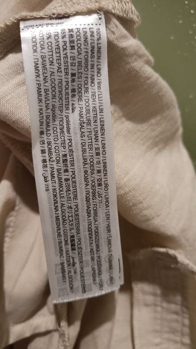 MNG Mango  NOWE  Hiszpańskie luźne spodnie lniane, 100% Len, Roz. 4XL