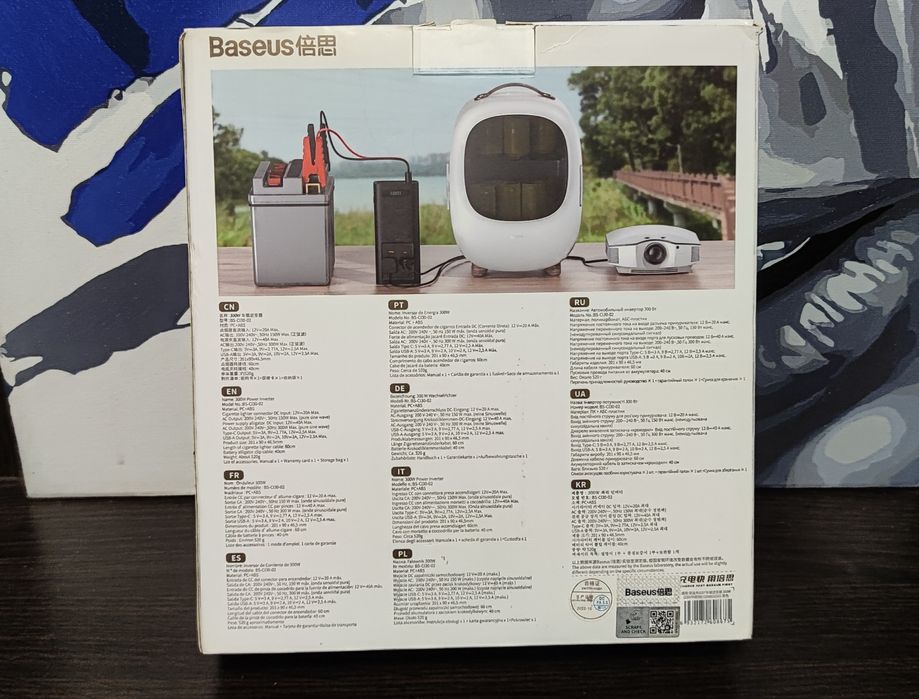 Инвертор Baseus 300 w.