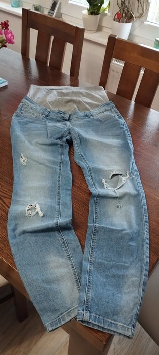 Spodnie ciążowe jeansowe