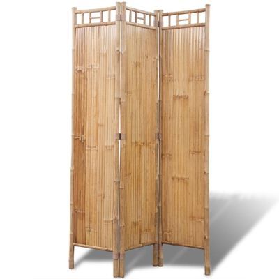 Divisória de ambientes, 3 painéis bambu