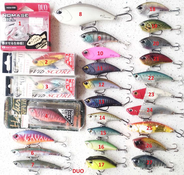 Воблеры Raid APIA Zipbaits IMA Duo Tiemco Ken Craft: 450 грн
