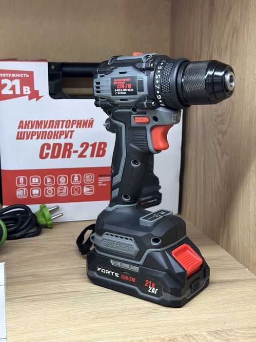 Шуруповерт акамуляторний Forte CDR-21B