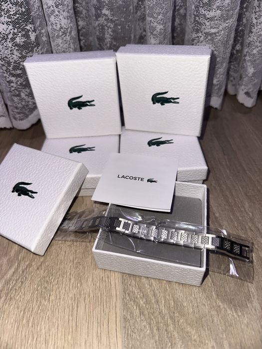 Браслет Lacoste срібний чоловічий