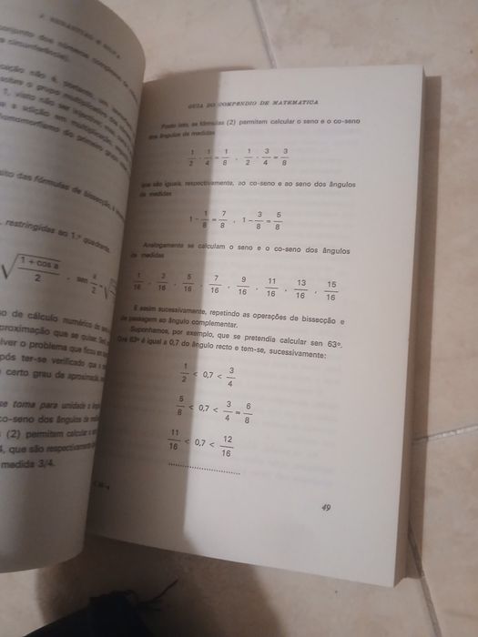 Guia para a utilização do compêndio de matemática, Sebastião e Silva