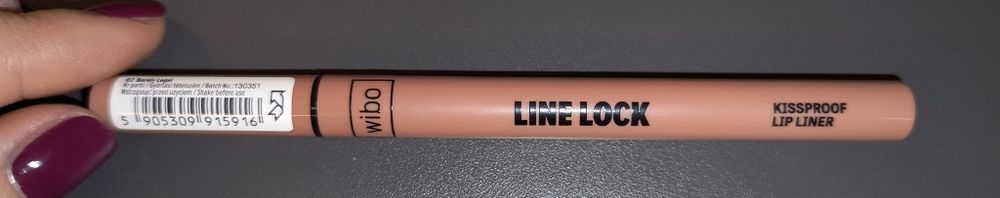 Wibo line lock 02 barely legal konturówka pisak do ust