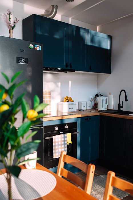 Domek na Mazurach z prywatna linia brzegowa.