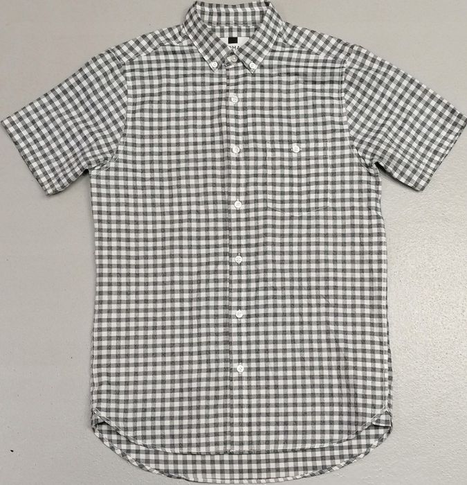 Wr) TOPMAN  koszula krótki rękaw kratka Roz.S
