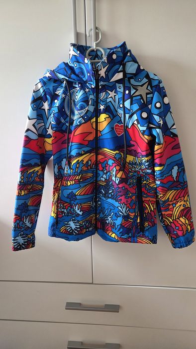 Nowa kurtka przeciwdeszczowa softshell damski WOŚP
