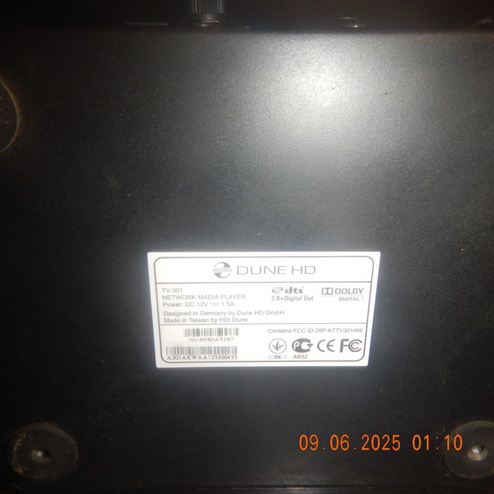 Медиаплеер Dune HD TV-301 (wi-fi)