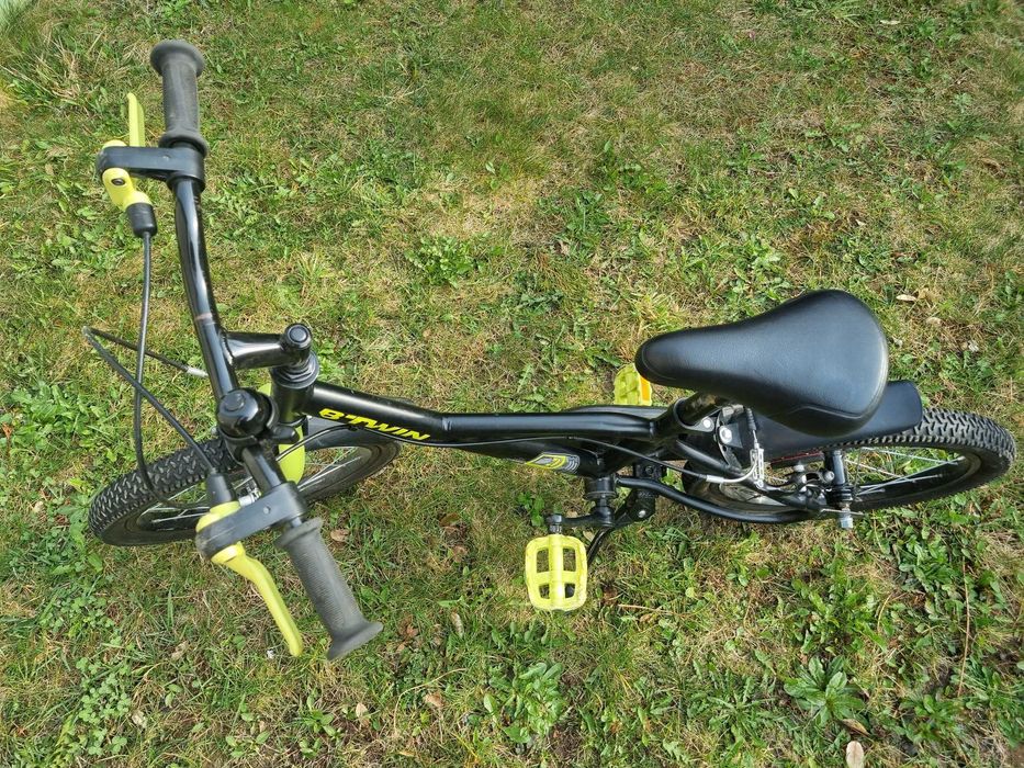 Rower dla chłopca btwin dark hero  16 cali