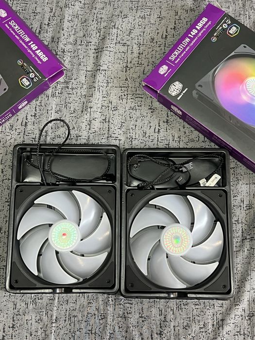 Кулер cooler master sickleflow 140 argb