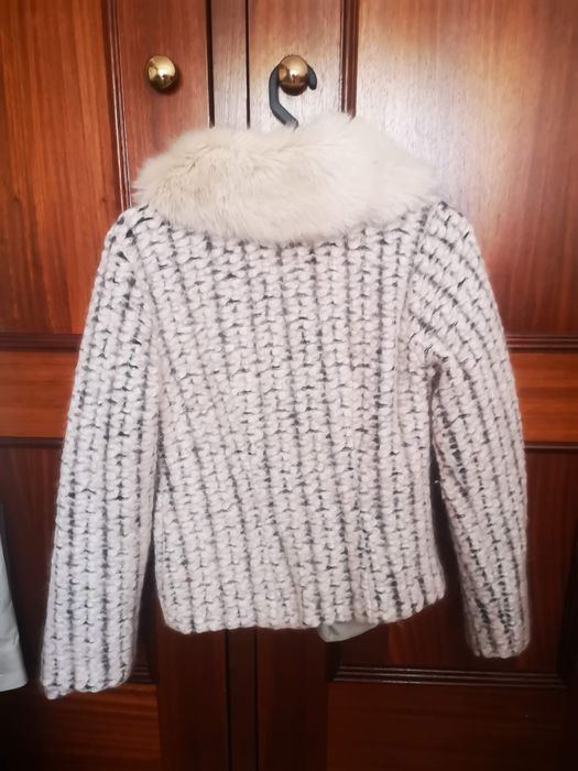 Casaco Lã com pêlo