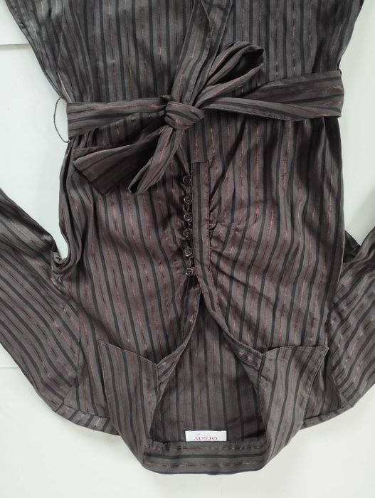 ORSAY brazowa koszula damska z paskiem rozmiar S / 36