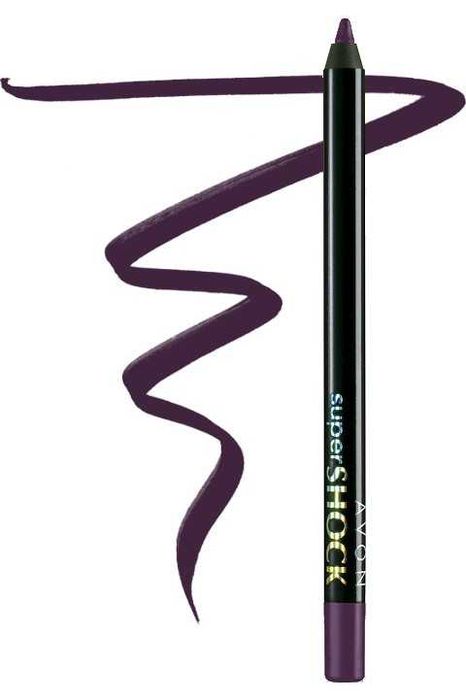 Гелевый карандаш для глаз сливовый СуперШок Avon SuperSHOCK (Raw Plum)