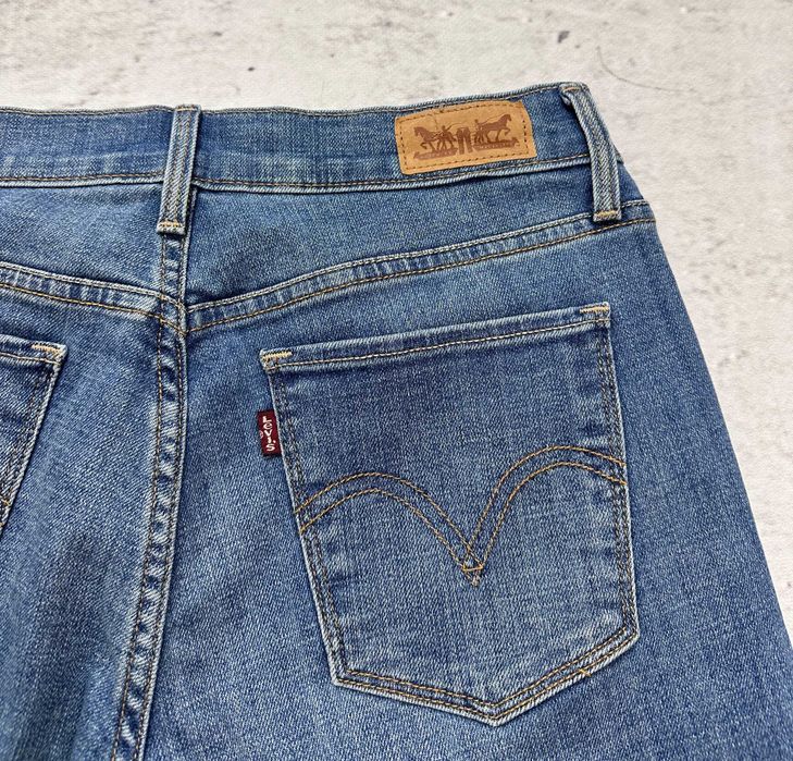 Spodnie jeansowe LEVIS 515 Bootcut dzwony niebieskie Jeans r. 27/32