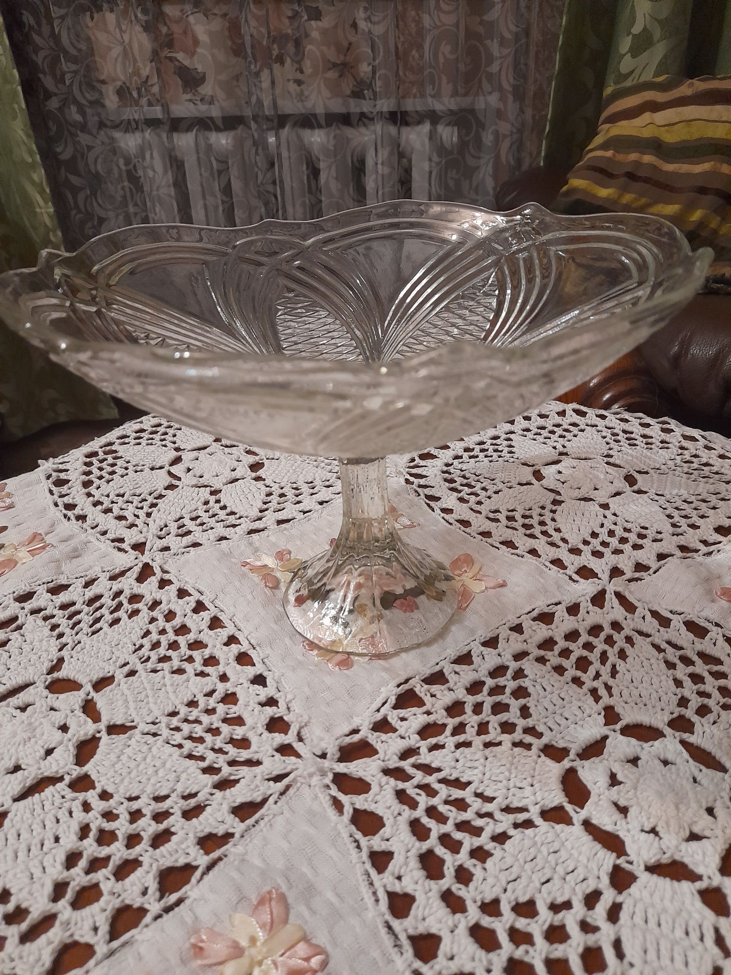 Стеклянная конфетница периода СССР: 150 грн. - Коллекционирование ...