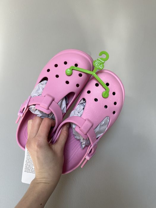 Уцінка Crocs mary jane pink 37, крокси мері джейн рожеві