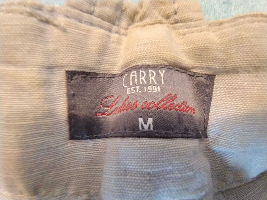 CARRY Lniane spodnie męskie