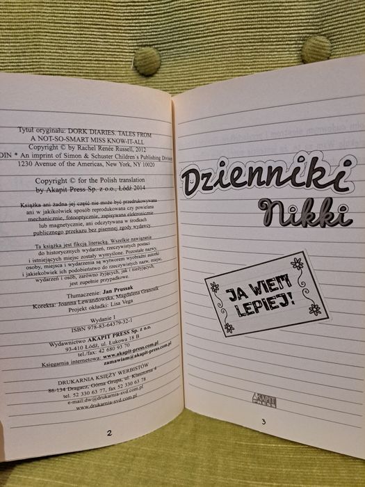 Dzienniki Nikki. Ja wiem lepiej! – Rachel Renée Russell