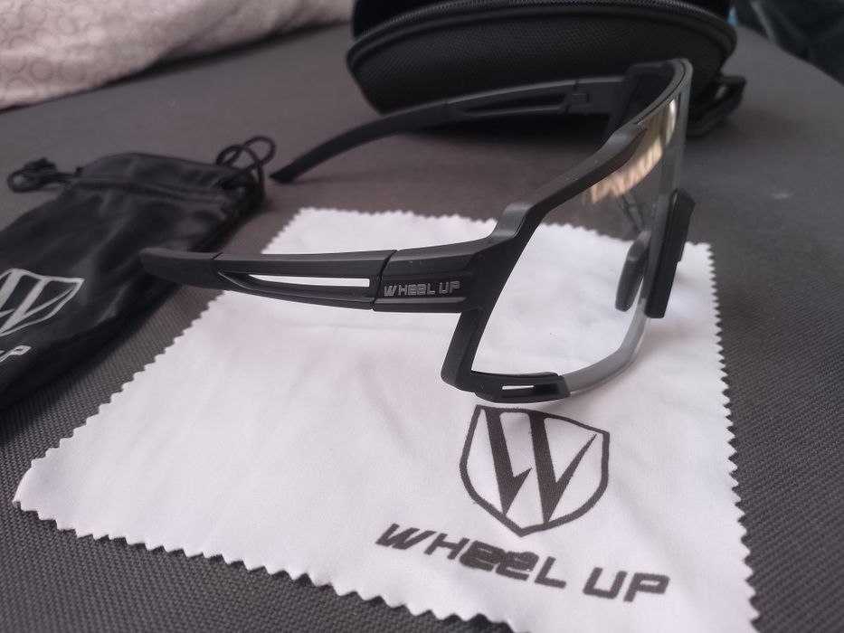 Okulary rowerowe fotochromowe, szerokie okulary sportowe