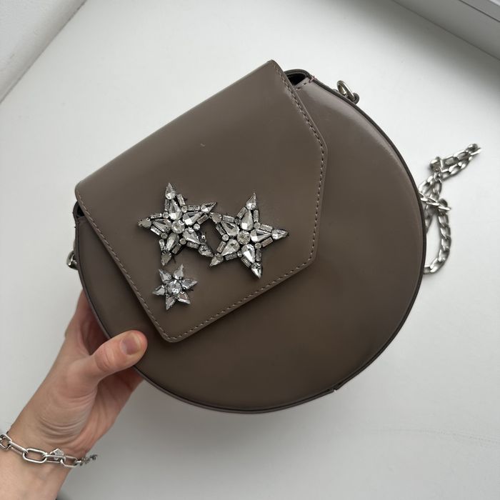 Сумка шкіряна VIF оздоблена камінням