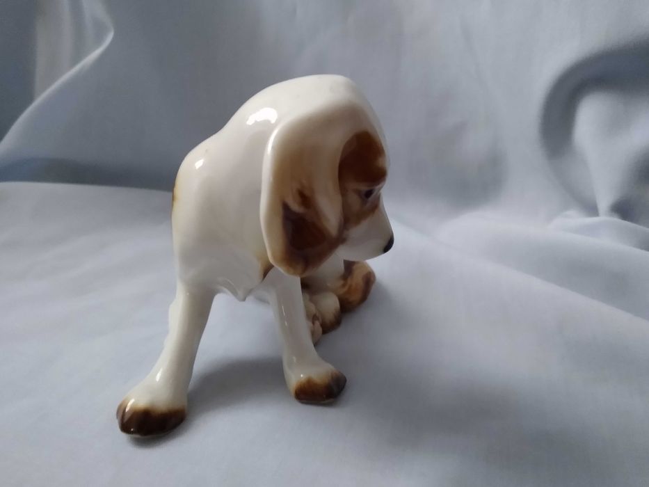 Hutschenreuther figurka porcelanowa pies szczeniak