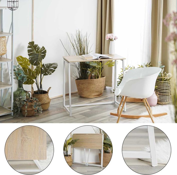 Mesa desdobrável 80 x 40 x 74 para espaços pequenos  NOVO ENVIO GRÁTIS