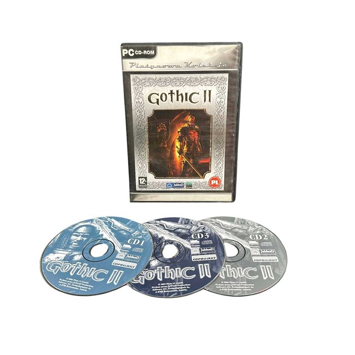 Gothic 2 II - stan bardzo dobry - polska wersja - PC - 3x CD Platynowa