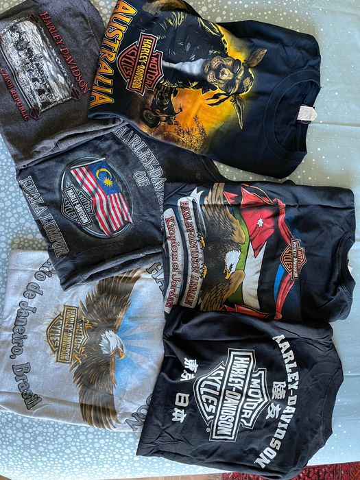 Haley Davidson Camisetas de diversos países