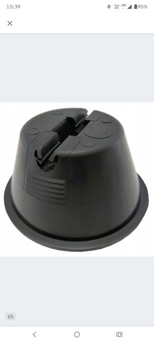 Uchwyt betonowy w tworzywie,odgromnik