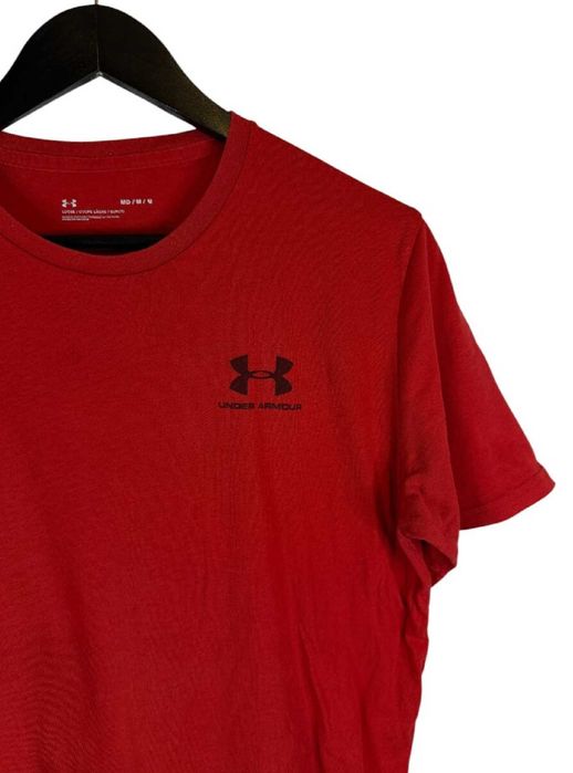 Koszulka under armour pomarańczowa z logiem m