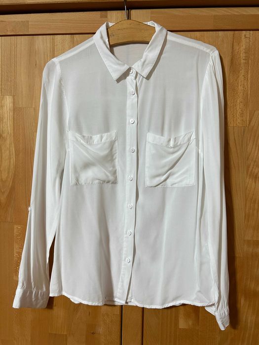 Cropp _ Biała basic koszula rozmiar M _ 100% wiskoza