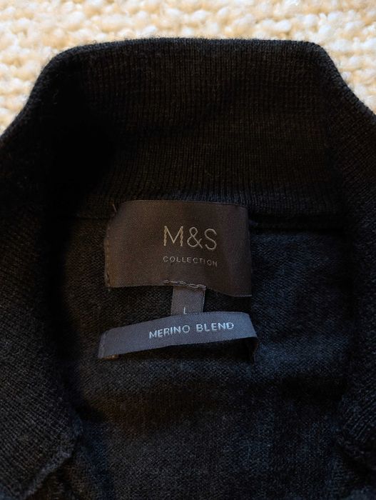 Sweter męski wełna merino