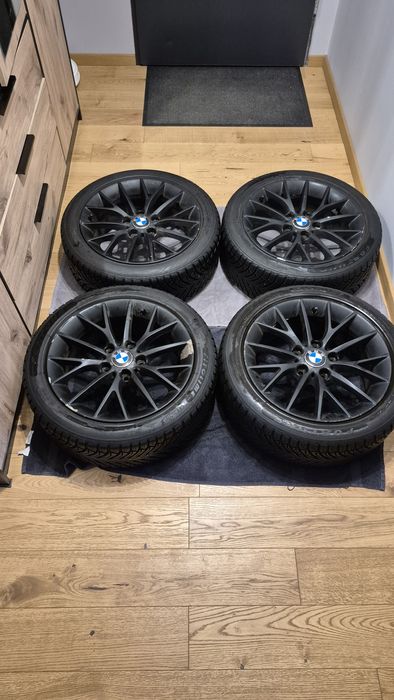 Koła alufelgi bmw 17 cali 5x120 nowe opony wielosezonowe  205 50 r17