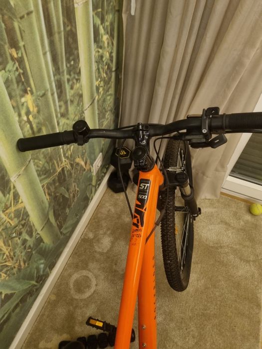 Bicicleta Rockrider ST 500, roda 26, laranja