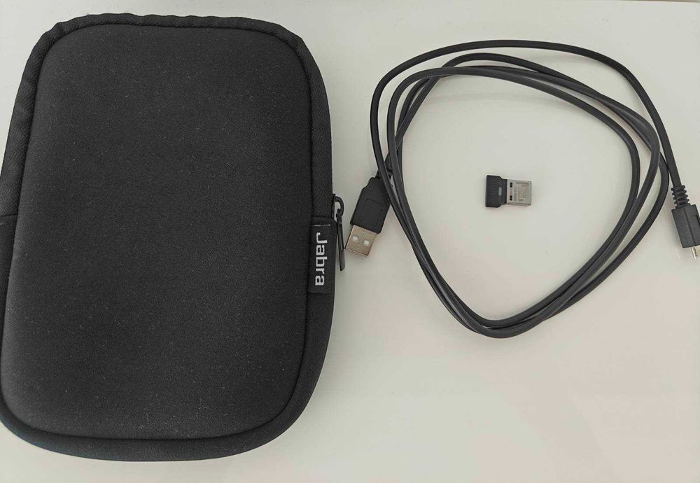 Jabra Evolve 65 SE MS Stereo USB-A - Como Novo, Completo, Sem Marcas