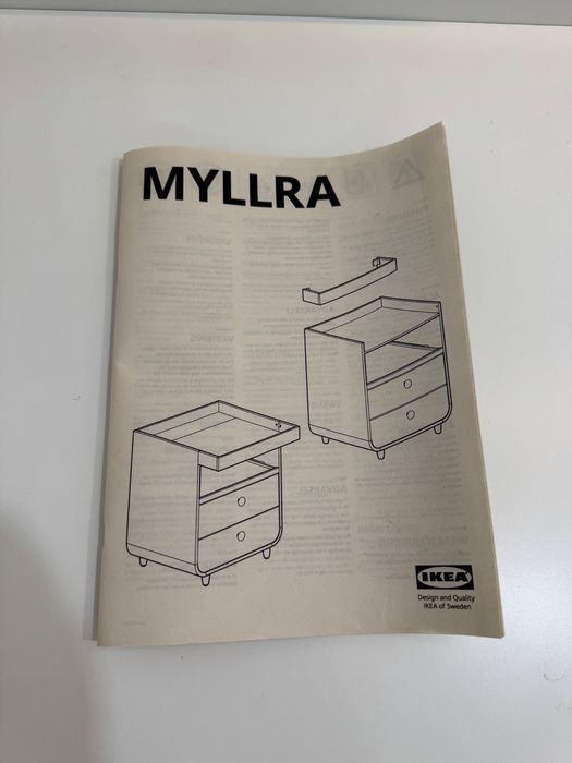 Пеленальний столик IKEA MYLLRA без пошкоджень
