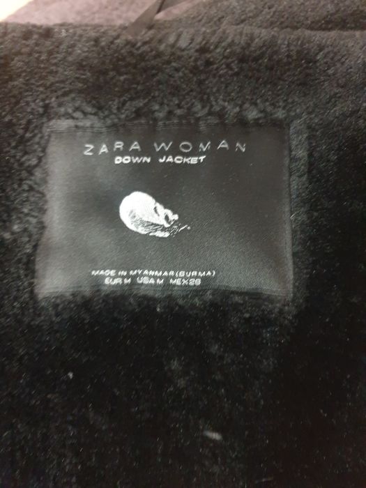 Kurtka damska zara woman futro