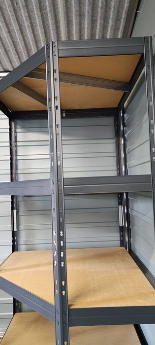 Regał Warsztatowy Narożny 180x90x90x45 cm 4P/250 kg