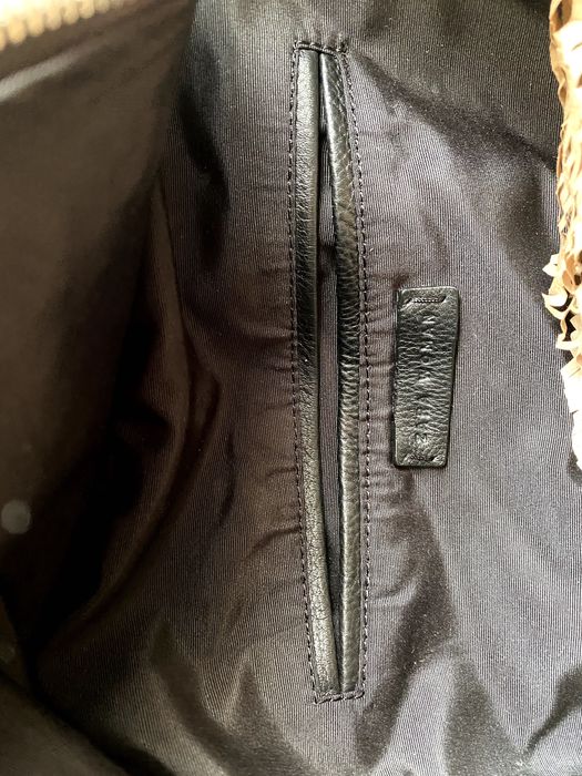 Mala tote bag preta - Nova (em pele genuína)