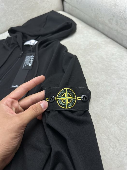 Чорне Зіп худі Stone Island | Аунтефік ОЛХ ДОСТАВКОЮ!