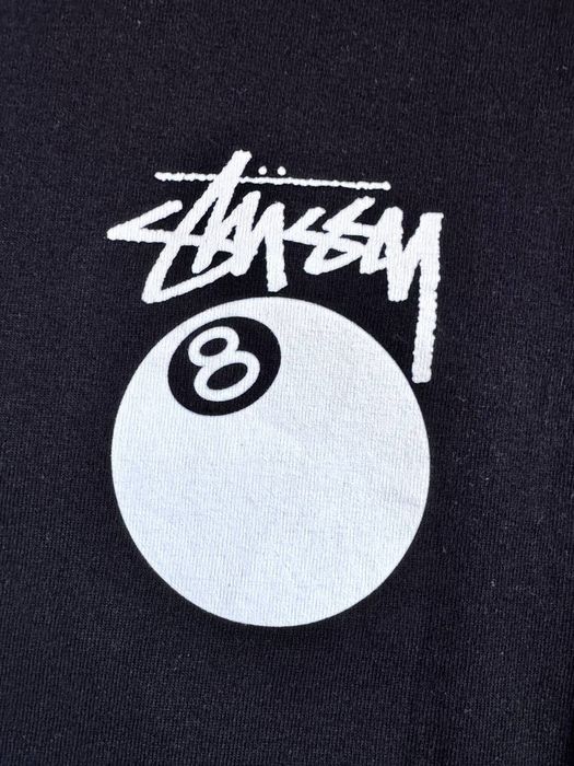 Кофта черная Stussy 8 ball оригинал