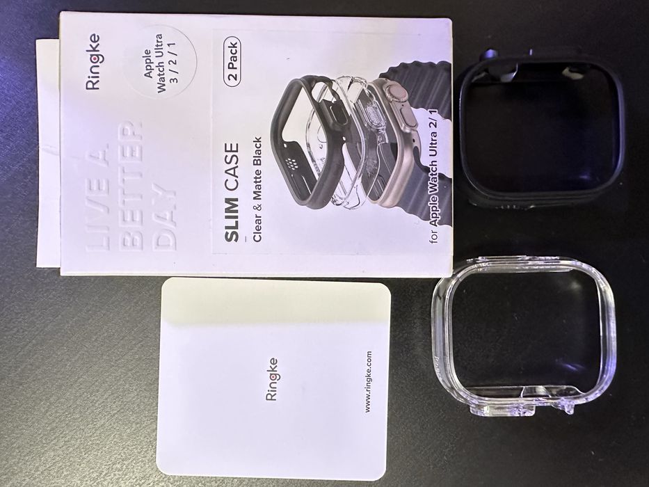 Etui Ringke Slim Case do Apple Watch Ultra 3/2/1 (49 mm) 2 sztuki