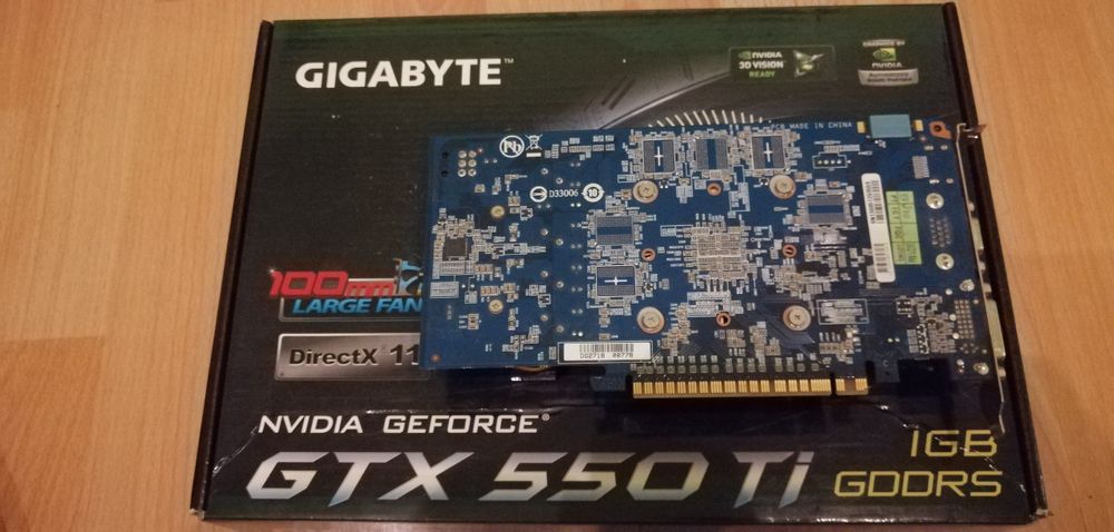 Gigabyte GTX 550 Ti GV-N550D5-1GI zadbana