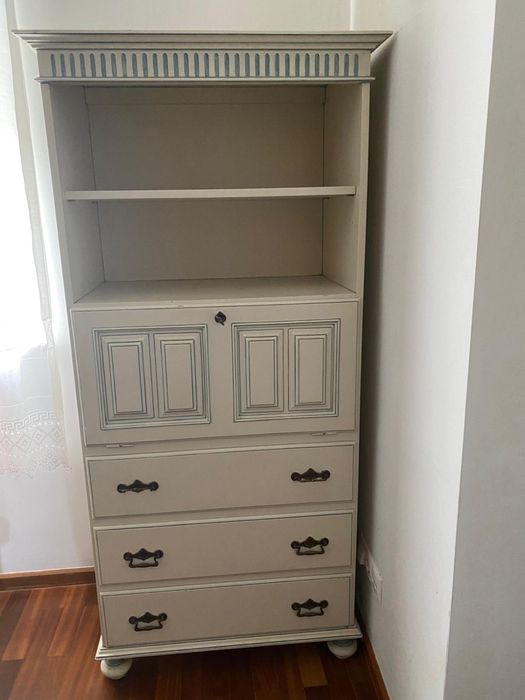 Conjunto quarto solteiro em madeira maciça