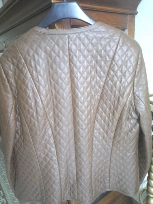 Пиджак кожаный , размер48-50