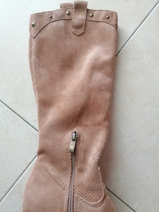 Bota texanas 38 camurça cor tupe