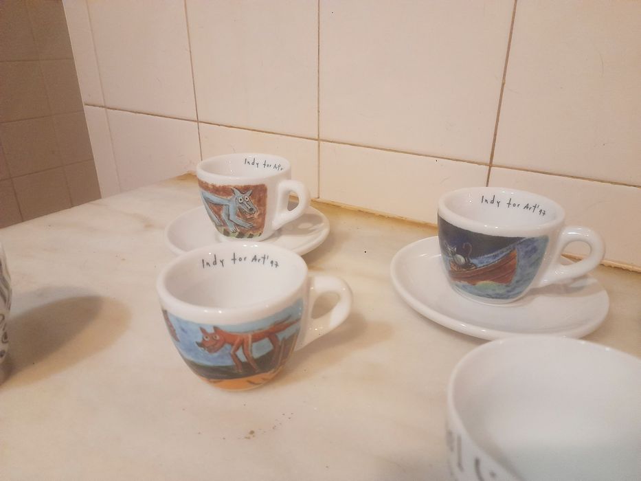 Conjunto de  Chávenas de Café IPA Indy for Art'97/Outras