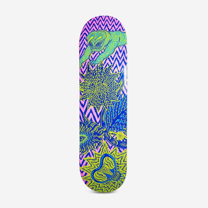 TÁBUA DE SKATE EM ÁCER DK500 POPSICLE TAMANHO 8,5" GRAFISMO POR